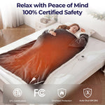 Blankozy™ Heated Wearable Blanket — With Foot Pockets