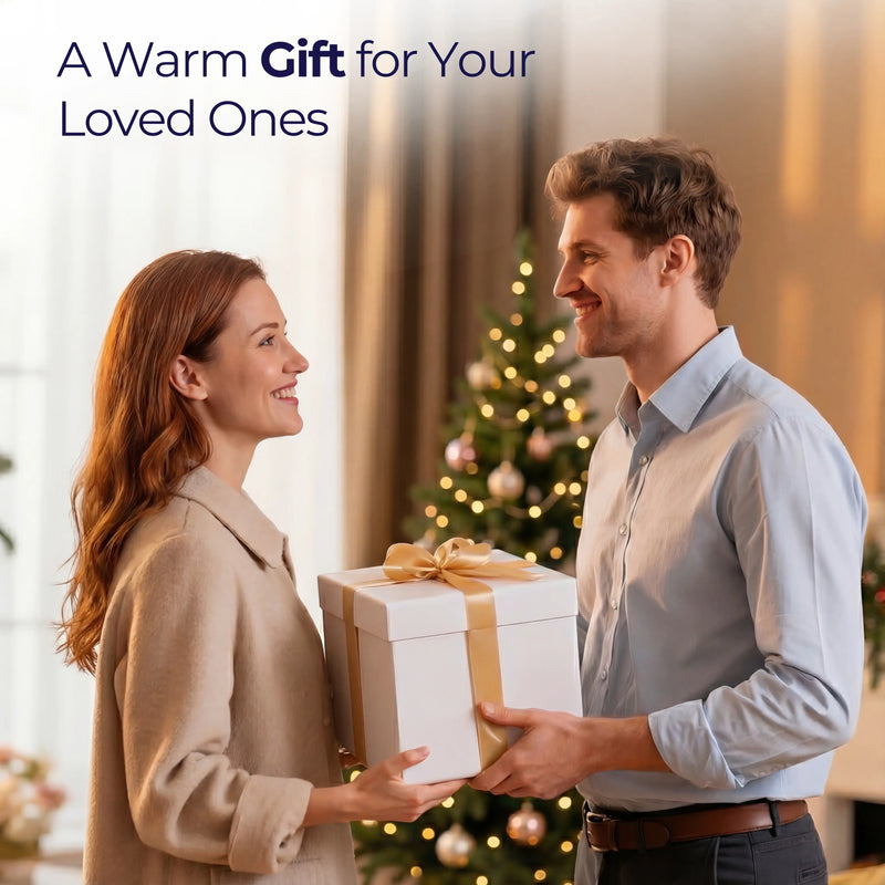 Blankozy™ Heated Wearable Blanket — With Foot Pockets